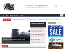 Tablet Screenshot of crimevoice.com